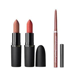 [맥](강남점)파우더 키스 립스틱 듀오 세트 (+ 립글레이저 벨벳 테디 증정)