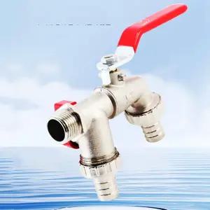 2구 양갈래 듀얼 수도 꼭지 두갈래 헤드 셀프 교체 화장실 욕실 수전