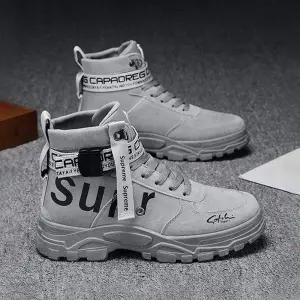 [알티피아]4가지 색상 남성용 일상 가을용 하이탑 스타일 부츠 ZG18869