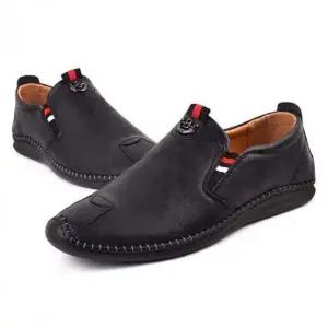 남성용 가죽 페니 로퍼 단화 캐주얼 편안한 데일리 슈즈