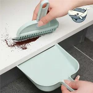사무실 미니 청소도구 간편한 쓰레기받기 빗자루