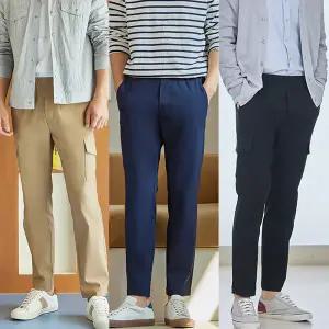 남성고탄력스트레치팬츠3종세트