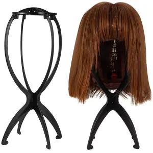 조립형 가발 보관 거치대 메탈 컬러 반묶음 올림머리 별 포니테일 헤어