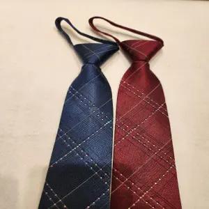 (예작셔츠) 26년신상품 크리스탈 자동지퍼 FSF3927 선물 혼주용 8CM 남자넥타이2종