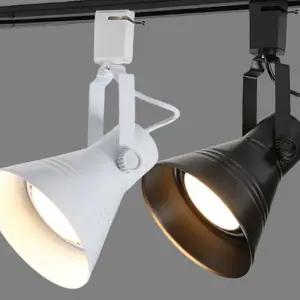 레일등 기구 스포트라이트 인테리어 블랙 레일 조명 화이트 카페 공간조명 교체형 포인트 가정용 전구 벽면