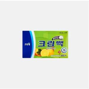크린？N 뽑아쓰는 크린백 17cm x 25cm (미니) 300매/봉투/비닐/팩/봉지/위생백/위생/음식물/크린/야채/채소