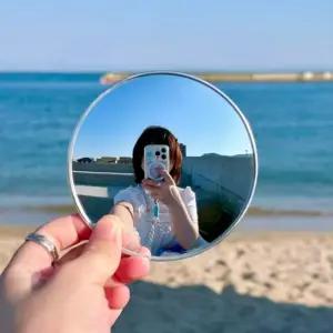 휴대용 미니 볼록 촬영용 대형 1개 원형 셀카 여행 사진 반사경 거울 95mm 대형