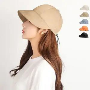 여성 벙거지 모자 접이식 데일리 여행용 여성 버킷 햇 여름 스타일리시 아웃도어 하이킹 캐주얼 자외선
