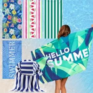 도매라인여름 수영용품 대형사이즈150 샤워수건 70 비치타올 비치웨어 비치가운 워터파크