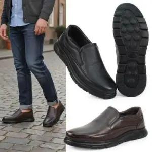 [패션] 남성 소가죽 캐주얼 슬랙스 정장구두 편리한 감각적 미끄럼방지 신발 슈즈 쿠션인솔 클래식