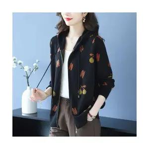 여친 니트 가을 캐주얼 셔츠 후드 맨투맨 카디건 상의 티 BE3