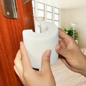 문 쾅 방지 손끼임방지 문틈 문안전 문 닫힘 방지 잠김 보호 손잡이 문걸이 프레임 용품 반달 열림 흡수