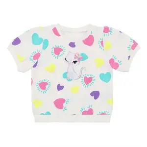 [프랜치캣](강남점)WH나염 티셔츠 /Q52DKT311 W1