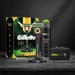 질레트랩스 LCK 레전드팩 핸들+ 면도날 2입 + 쉐이빙젤 + 스탠드 + 여행용가방