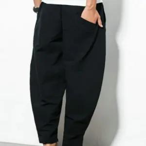 (다올)남자 허리밴딩 배기팬츠 여유핏 편한 바지