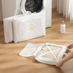 세탁기용 재사용 가능 양모 스웨터 보호 가방: 변형 방지 신발 및 의류 정리함 세탁
