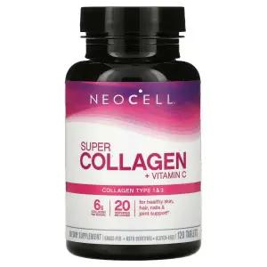 네오셀, Super Collagen 저분자 콜라겐 + 비타민 C, 120정