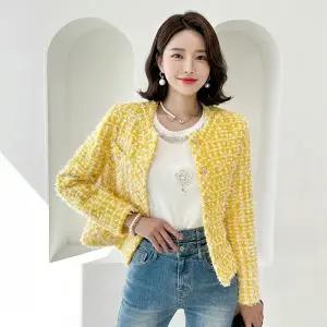 금찌 브리엘 트위드 자켓 JK7700