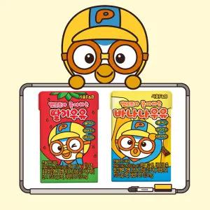 뽀로로우유 딸기 24팩 + 바나나 24팩 2박스 48팩 서울에프엔비 멸균 아이들 음료