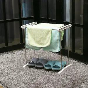 실내 건조대 1단 미니 스텐 소형 이동식 양말 빨래