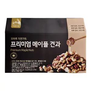오하루 자연가득 프리미엄 메이플 견과 24개입 1박스 하루견과