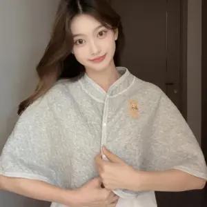곰돌이 망토담요 숄더케이프 다용도 모포 판촉물 숄 캠핑 학생 레져 어깨 사계절