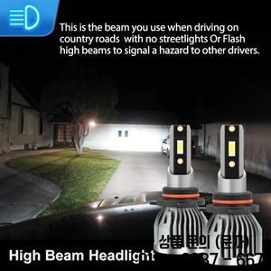 KINGSOFE 도요타 시에나 2011 CSP 자동차 전구 26000LM LED 헤드라이트 2 개 4