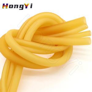 ID 1.6mm ~ 18mm 자연 라텍스 고무 호스 노란색 밴드 튜브 DIY 용 탄성 부품  솔리드 2mm 3mm 5mm