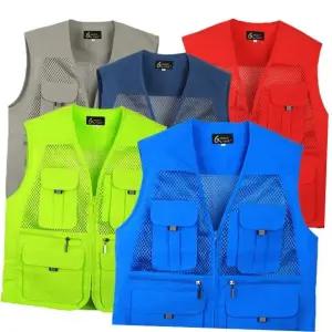 단체복 그린파크 왕망사조끼 12종