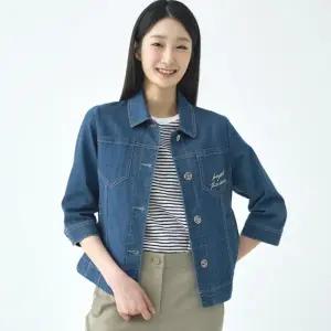 [지센] 여성 셔츠형 데님 자켓 LCJKO322_BL