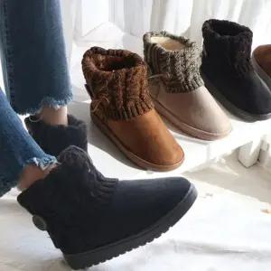 여자신발 겨울신발 워커화 방한화 모카신 겨울로퍼 털 vRp6+3XJJ