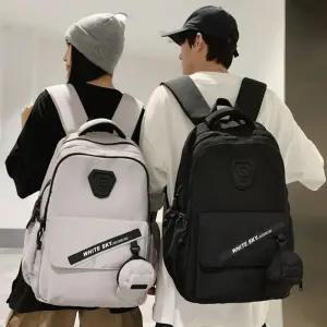 가방 로고 파우치 백팩 캐주얼 학생 배낭 남녀공용 Oka2+1ayy