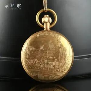 회중시계 빈회중시계 빈 청동 목걸이 체인 팬