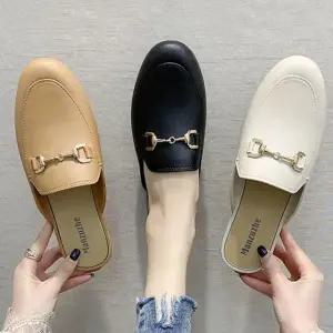 둥근코 장마철 젤리슈즈 블로퍼 단화 뮬 슬리퍼 SD059 ZCV7+8WVo