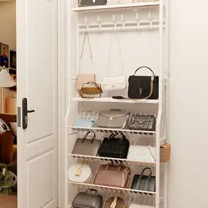 수납장 보관함 철제 폭좁은 문뒤 슬림 캐비넷 책꽂이