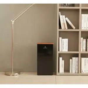 매직캔 주방 거실 언커버 오픈 휴지통 250 스틸 우드 쓰레기통 20L