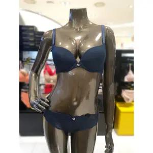 갤러리아 네이비블루 솔리드 풀커버리지 볼륨브라,레이스팬티세트(A~D컵)WBW