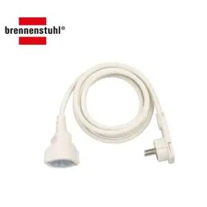 플랫플러그 1구 연장선 화이트 2m