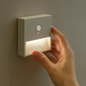 플리츠 센서등 무타공 LED 무선 화장실 발목등 현관 파카이라이트