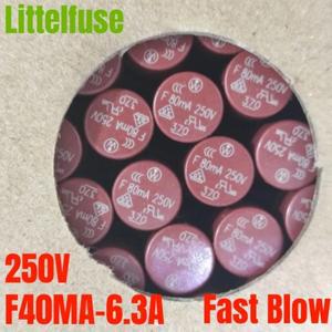 5PCS 370 라운드 고속 블로우 퓨즈 F40MA F63MA F500mA F1A 2A 2.5A F3.15A 4A 5A 6.3A 250V LCD TV 전원