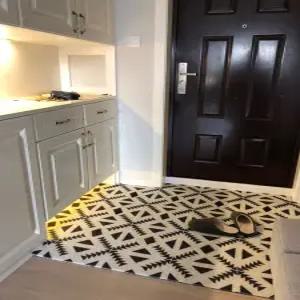 현관매트 코일 북유럽 베란다 현관 사무실 깔개 대형사이즈 발매트