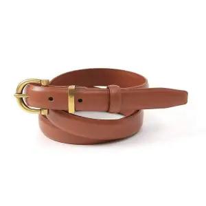 [골드스마일]TBZ 카멜 소가죽 여성 포인트 벨트 S-1 원피스벨트 허리띠