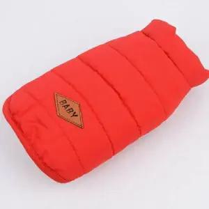 ZF 애견 패딩조끼 심플 레드