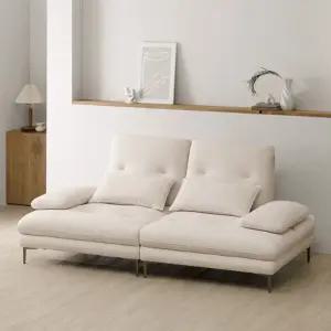 [보루네오] 디엘로 조야 패브릭 스윙 3인용 소파 (쿠션증정)