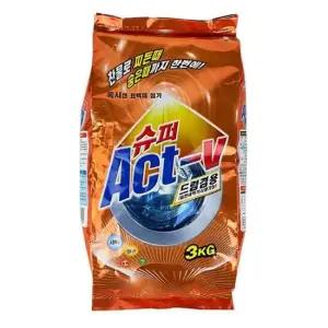 액츠 세탁 세제 3kg 세탁기 표백 빨래 세제 드럼겸용 빨래세제 세탁세제