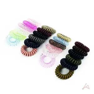 [콩심팥심]6개입 머리끈 스프링 ZF