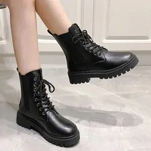 여성 앵클 심플 밴딩 LU553 베이직 첼시 사이드 워커