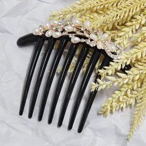 진주 머리 꽂이 나뭇가지 ZF