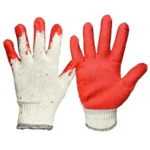 안전장갑 반코팅 장갑 적색 100개입 목장갑 코팅 안전 10G