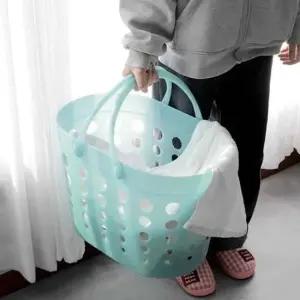 빨래 바구니 세탁실수납 수건바구니 빨래분리함
